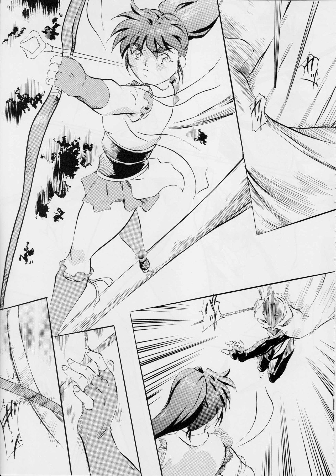 [Busou Megami (Kannaduki Kanna)] Ai & Mai B.K (Injuu Seisen Twin Angels) [武装女神 (神無月かんな)] 亜衣&麻衣 B.K (淫獣聖戦)