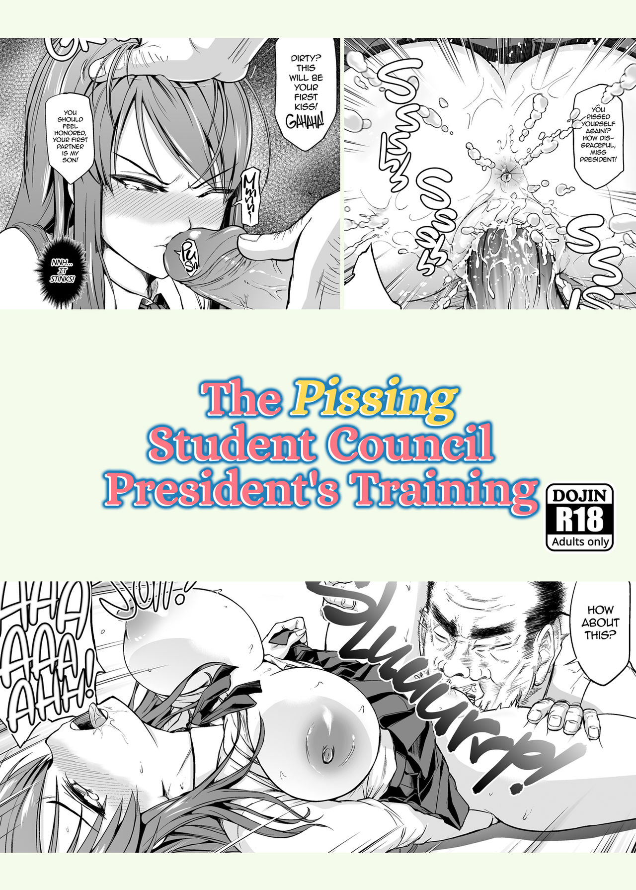 [Dainichakai]The Pissing Student Council President's Training [english][digital] [2d-market] decensored [第二茶会 (十文字A)] お漏らし生徒会長の調教 [英訳] [無修正] [DL版]
