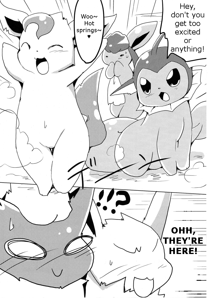 (Kemoket) [Kemononokoshikake (Azuma Minatu)] Vuikka. Onsen Hen | Eeveelutions. Hot Springs Edition (Pokémon) [English] (けもケット) [けもののこしかけ (東みなつ)] ぶいっか。温泉編 (ポケットモンスター) [英訳]
