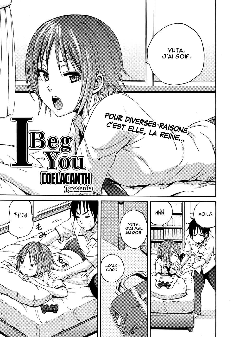 [Coelacanth] I Beg You (COMIC Megamilk Vol.04 2010-10) [French] [O-S] [しーらかんす] I Beg You (コミックメガミルク Vol.04 2010年10月号) [フランス翻訳]