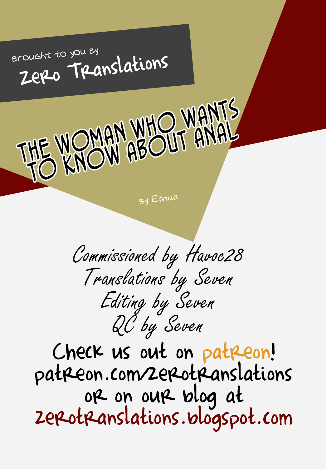 [Emua] Shiritagari Joshi | The Woman Who Wants to Know About Anal Ch. 2 (Action Pizazz 2017-10) [English] [Zero Translations] [Digital] [えむあ] しりたがり女子 第2話 (アクションピザッツ 2017年10月号) [英訳] [DL版]