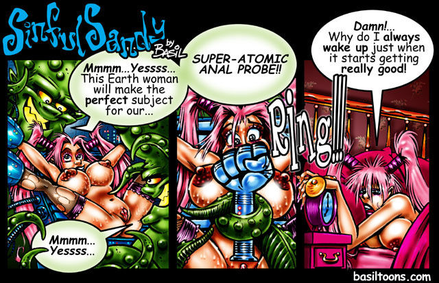 [Alien Sex Fiend] Basil:  Sinful Sandy Comics 