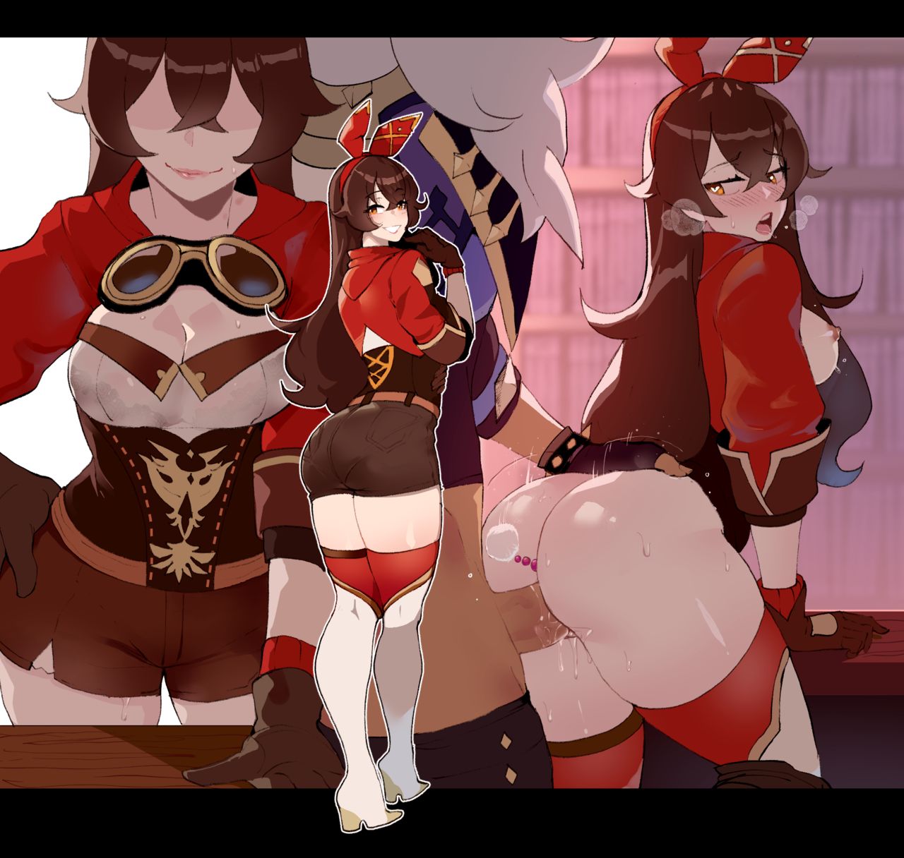 [ThiccWithaQ] Amber & Kaeya (Chinese) 【ThiccWithaQ】安柏X凯亚