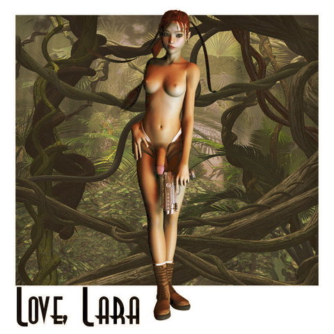 Lara Croft - Dickgirl 