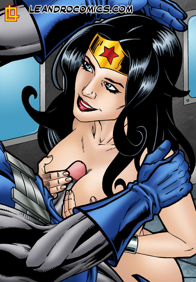 Wonder Woman has kinky fun with the evil Darkseid 